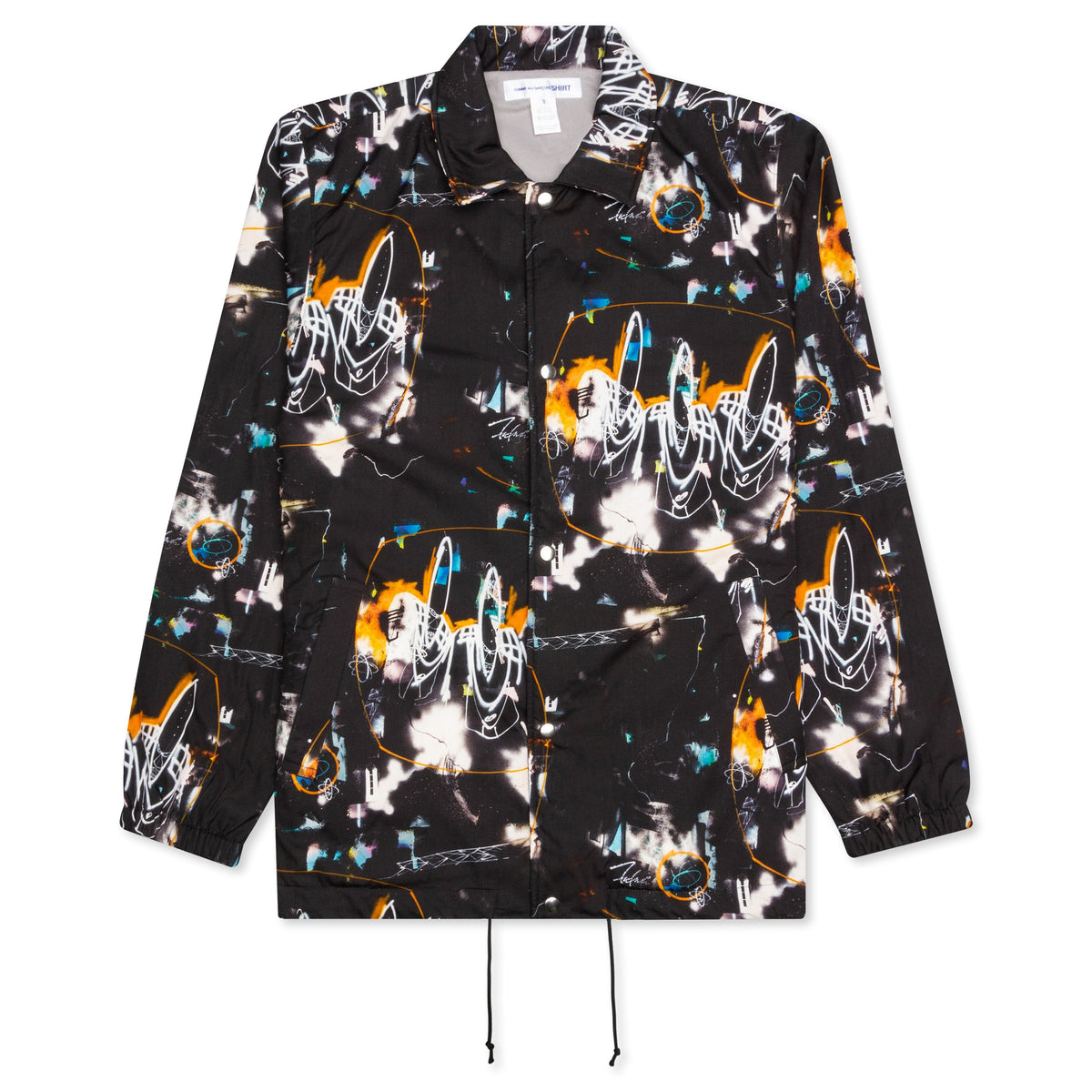 Comme Des Garcons SHIRT x Futura Woven Print A Woven Blouson - Black