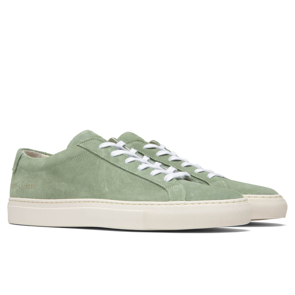 Original Achilles Low Suede Contrast Sole - Green