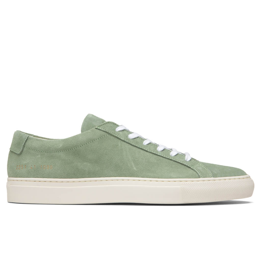 Original Achilles Low Suede Contrast Sole - Green