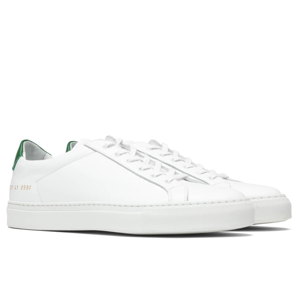 Retro Low - White/Green