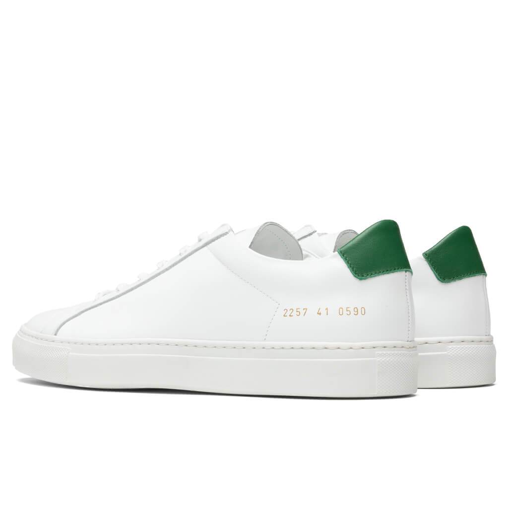 Retro Low - White/Green