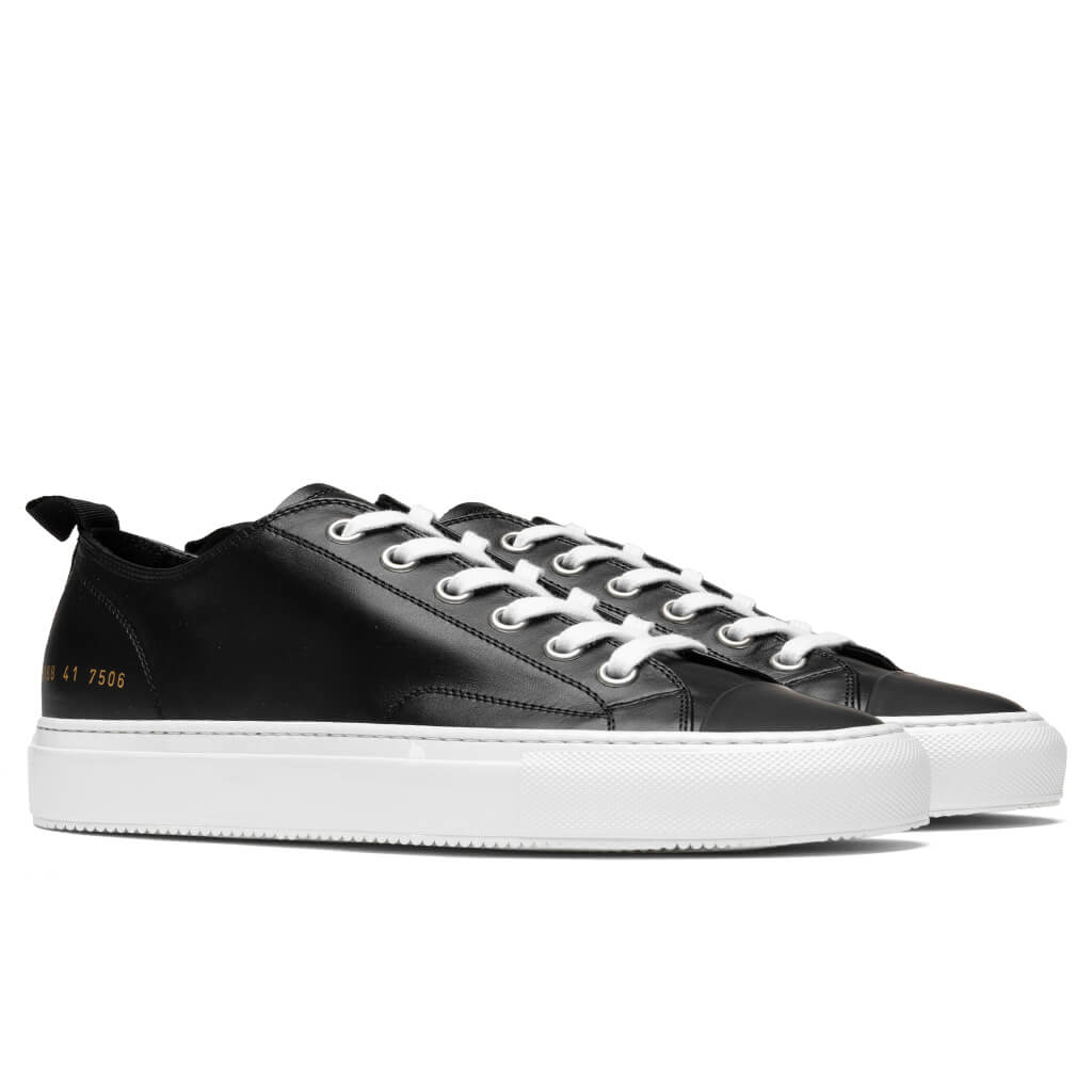 Tournament Low Leather - Black/White