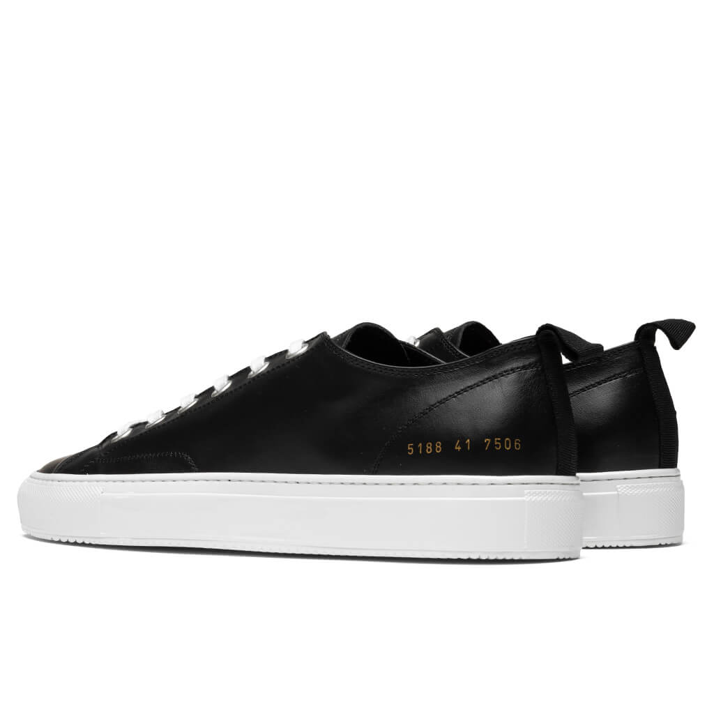 Tournament Low Leather - Black/White