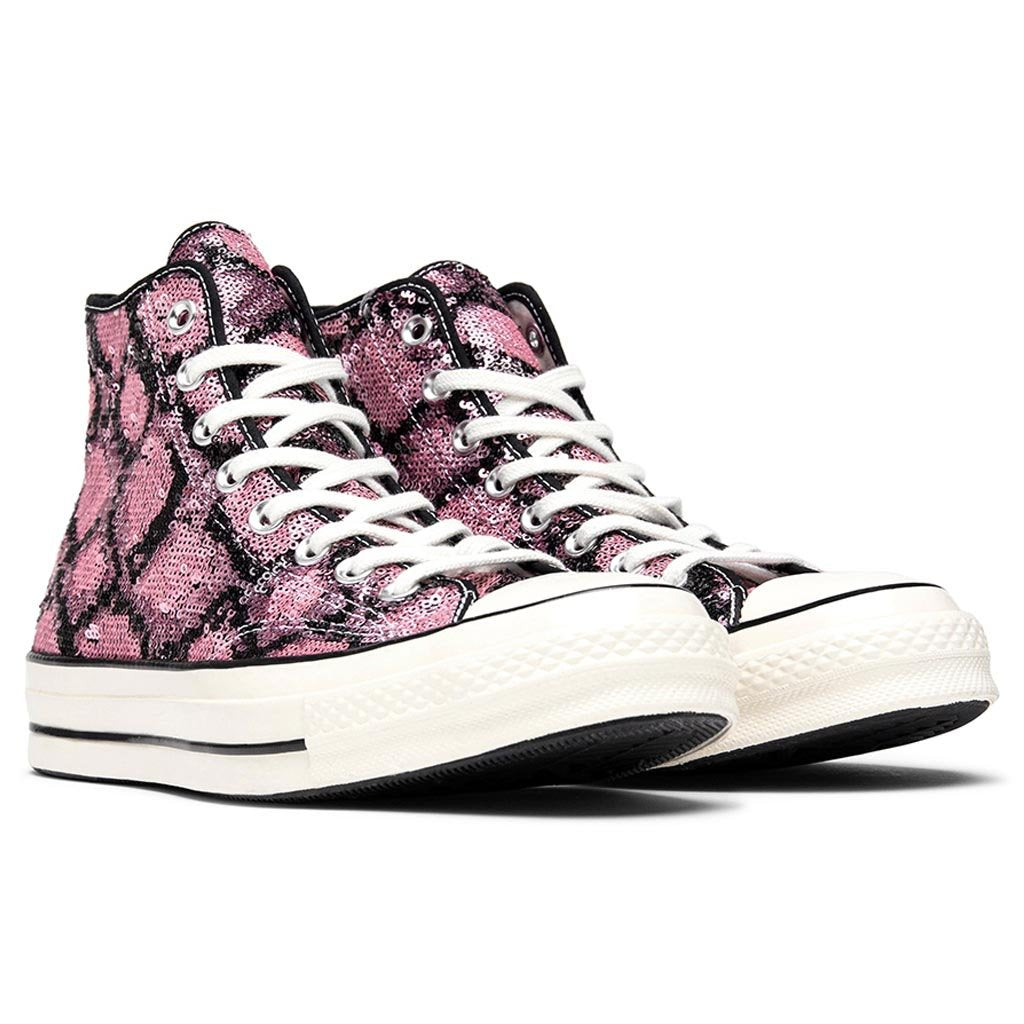 All Star 70 Hi 'Sequins'- Light Orchid/Egret/Black/Lilac