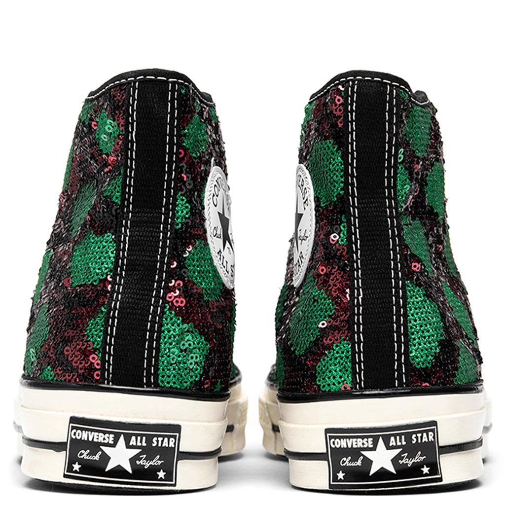 All Star 70 Hi 'Sequins' - Red/Green/Egret/Red/Yellow