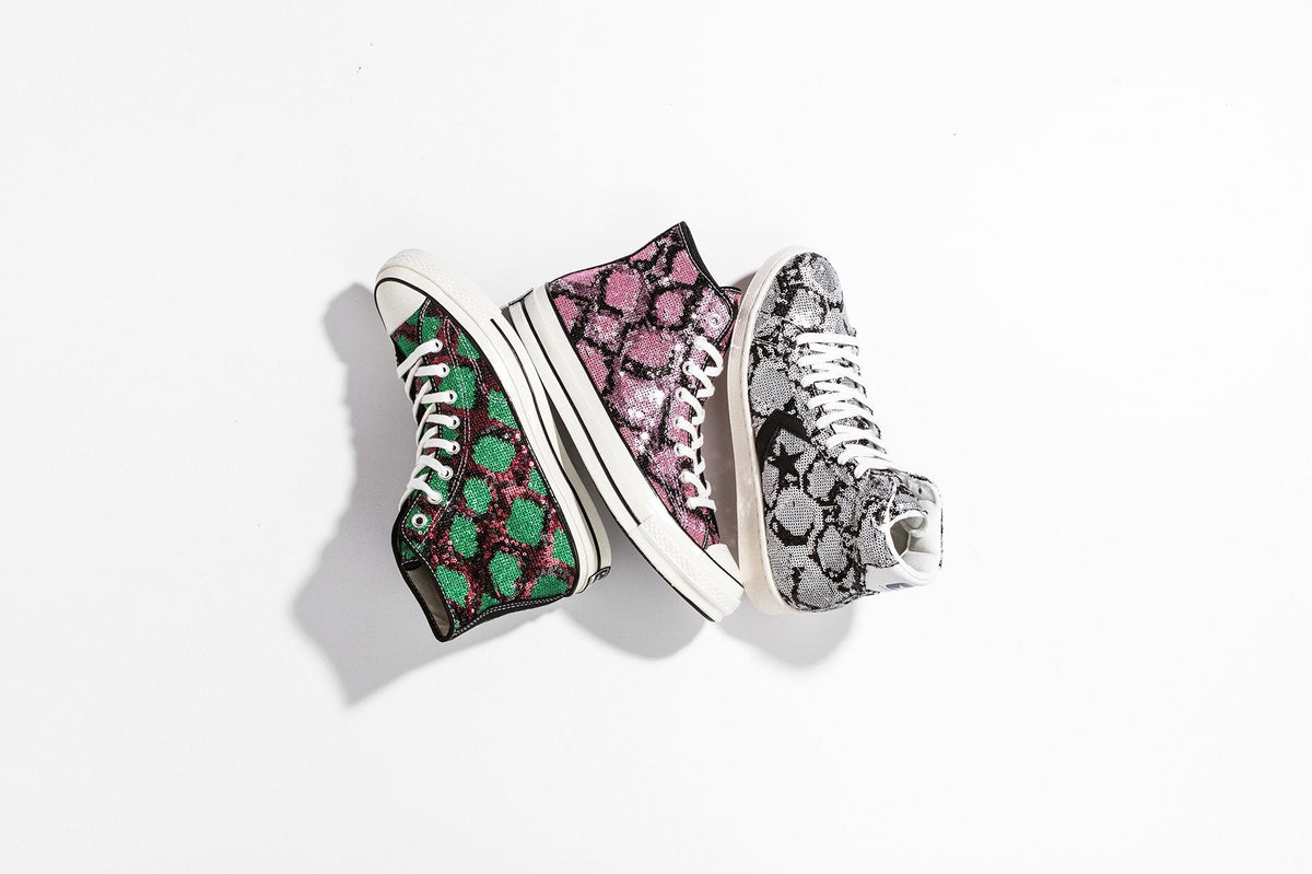 All Star 70 Hi 'Sequins' - Red/Green/Egret/Red/Yellow