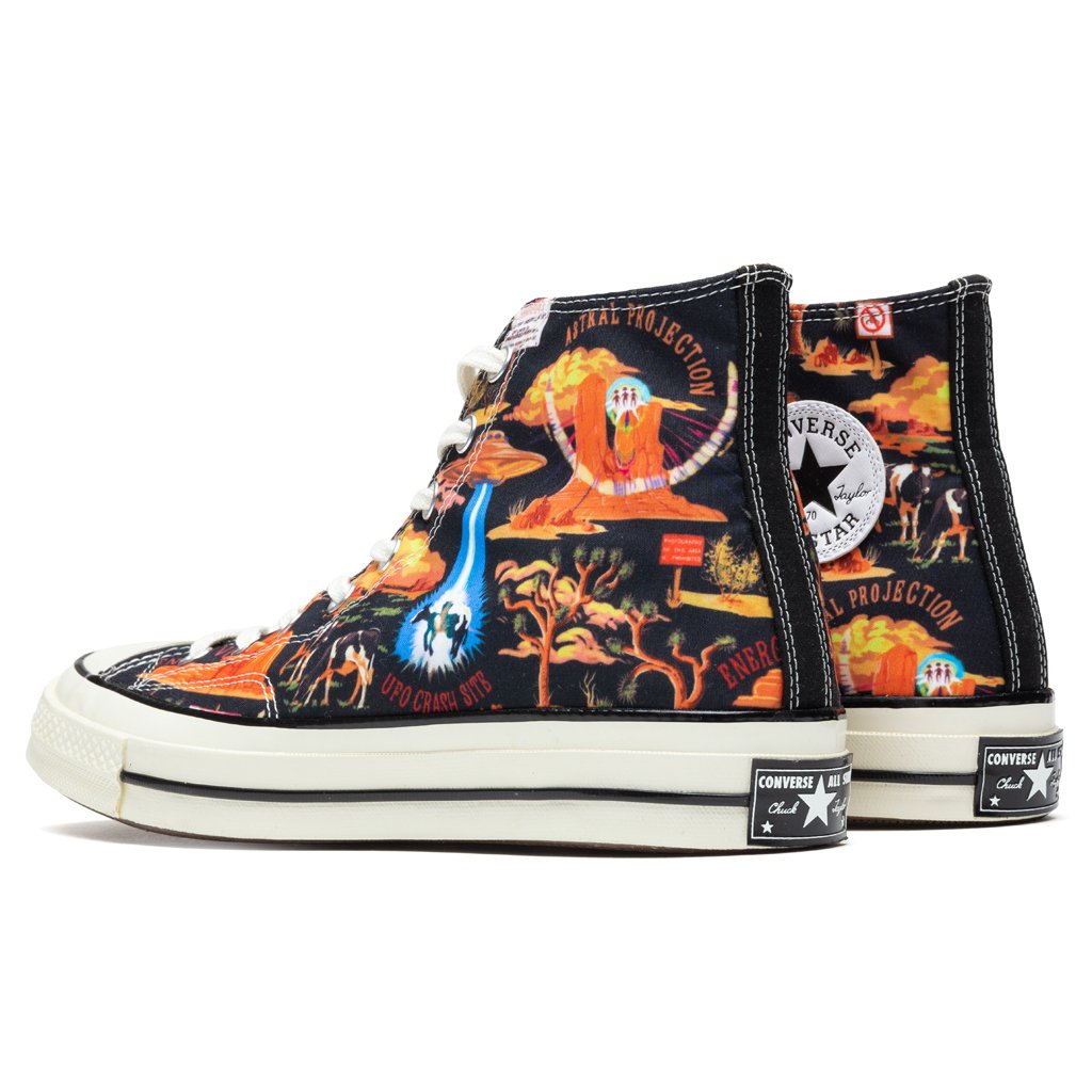All Star Chuck 70 Hi - Black/Multi/Egret