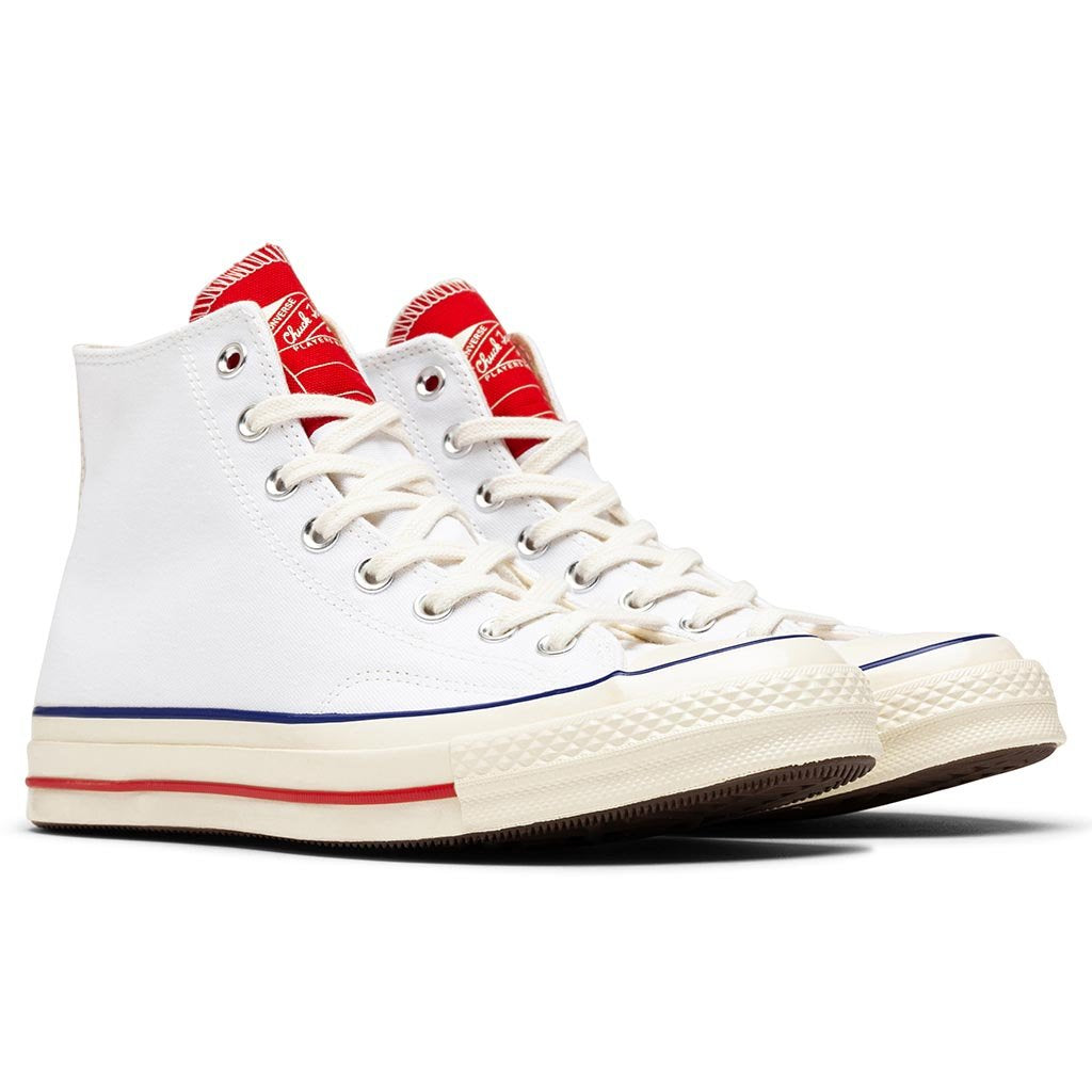 All Star Chuck '70 Hi - White/University Red/Egret
