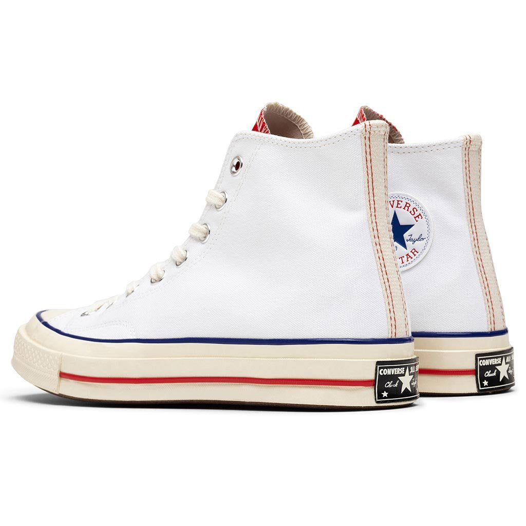 All Star Chuck '70 Hi - White/University Red/Egret