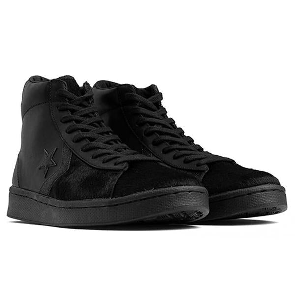 All Star Pro Leather Mid - Black/Black/Black