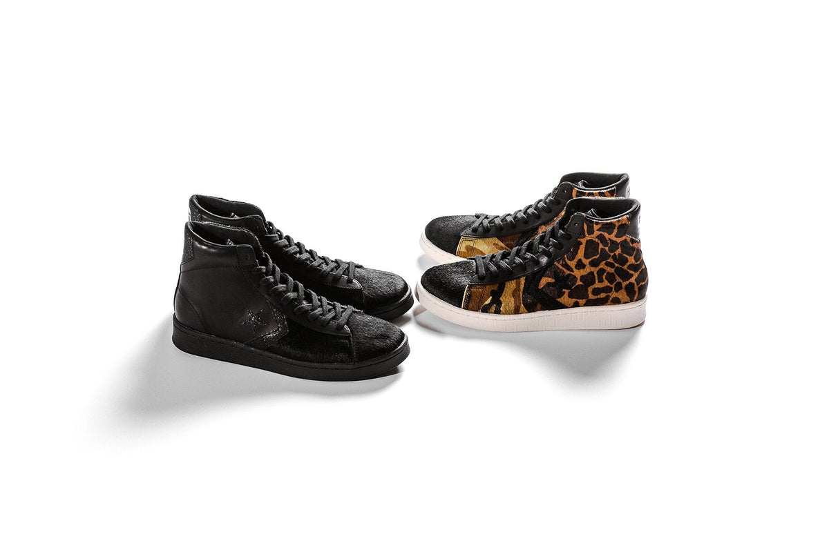 All Star Pro Leather Mid - Black/Black/Black