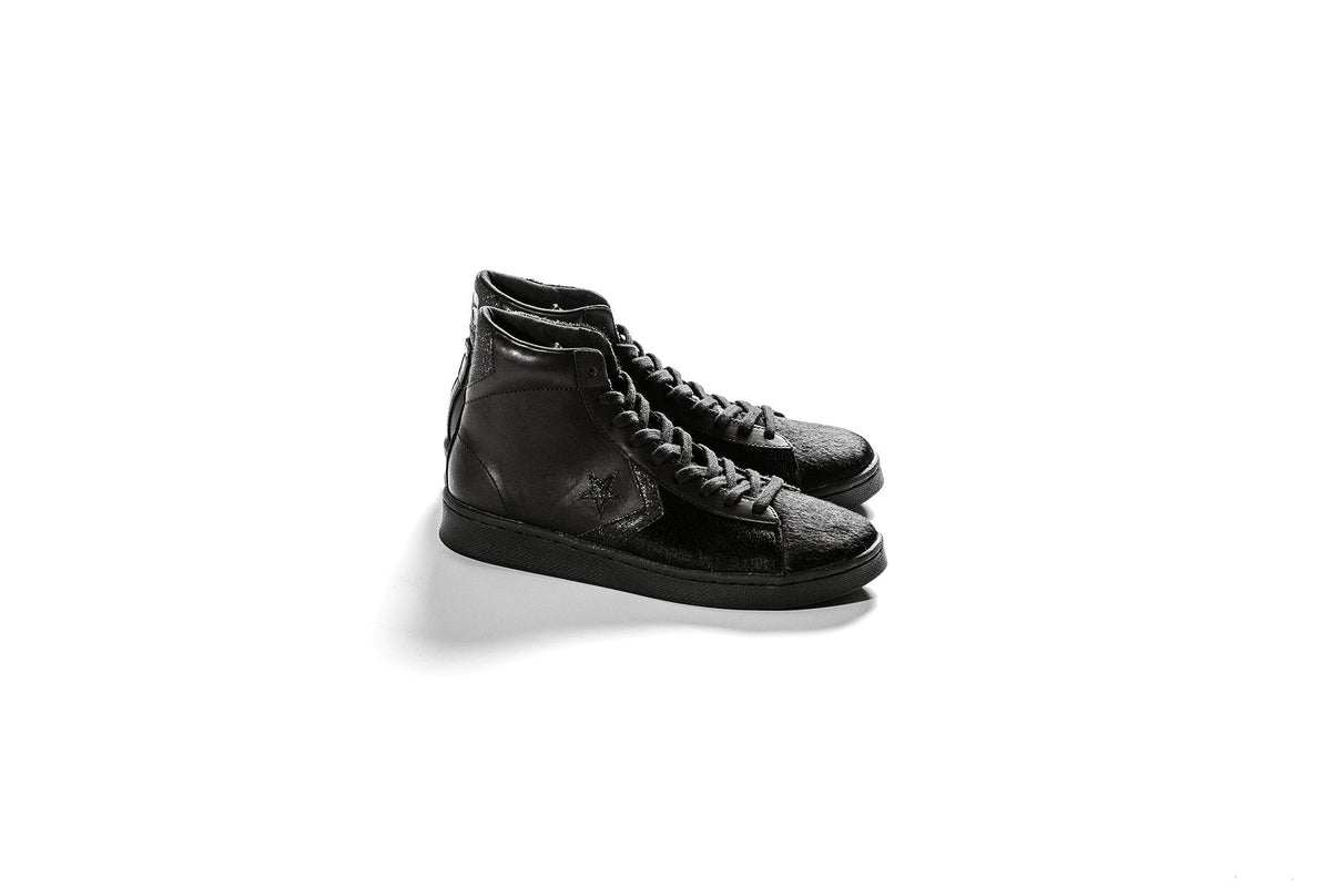 All Star Pro Leather Mid - Black/Black/Black