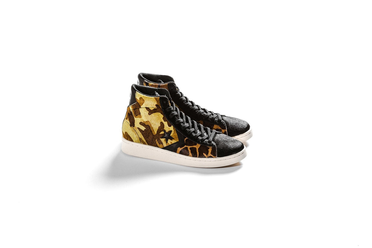 All Star Pro Leather Mid - Black/Multi/Egret
