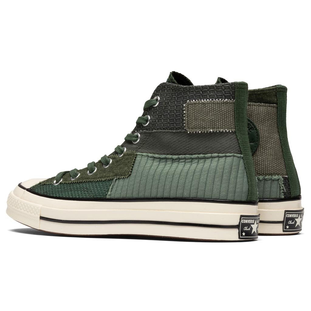 Chuck 70 Hi - Black Forest/Egret/Black Green/Sand