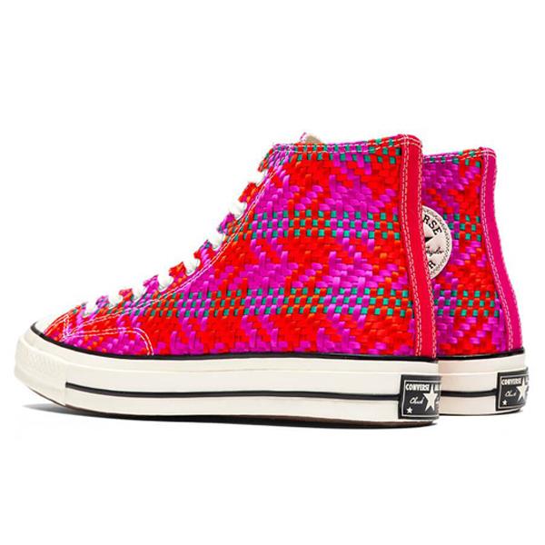 Chuck 70 Hi - Cherry Red/Pink Pop/Egret Hearts
