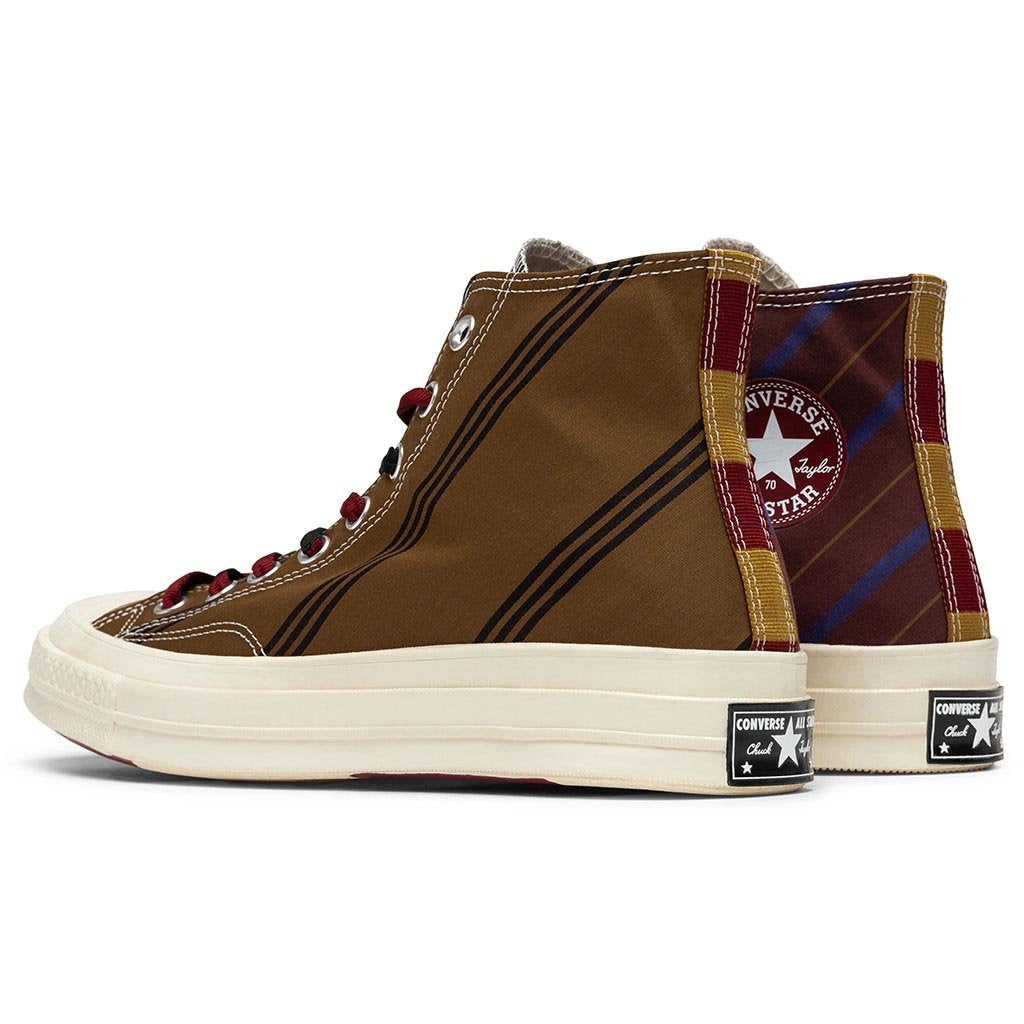Chuck 70 Hi 'Varsity' - Tan/Burgundy/Black/White