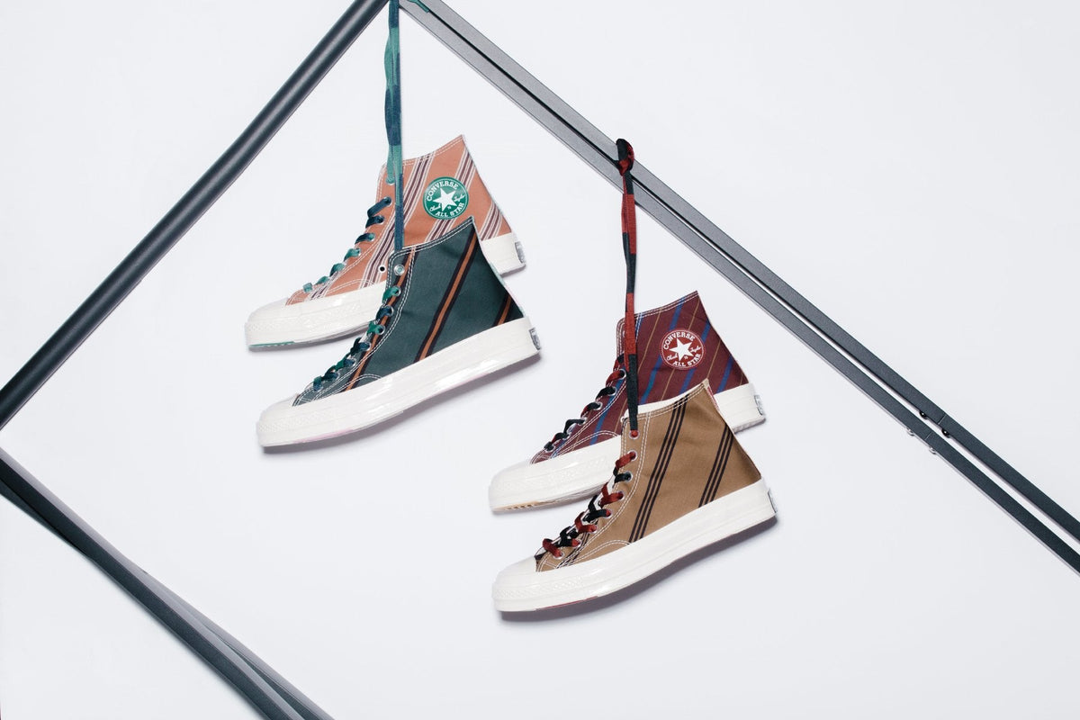 Chuck 70 Hi 'Varsity' - Tan/Burgundy/Black/White