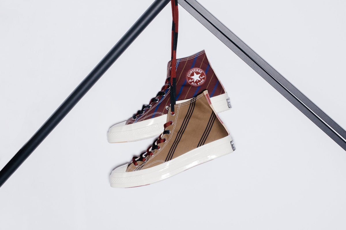 Chuck 70 Hi 'Varsity' - Tan/Burgundy/Black/White