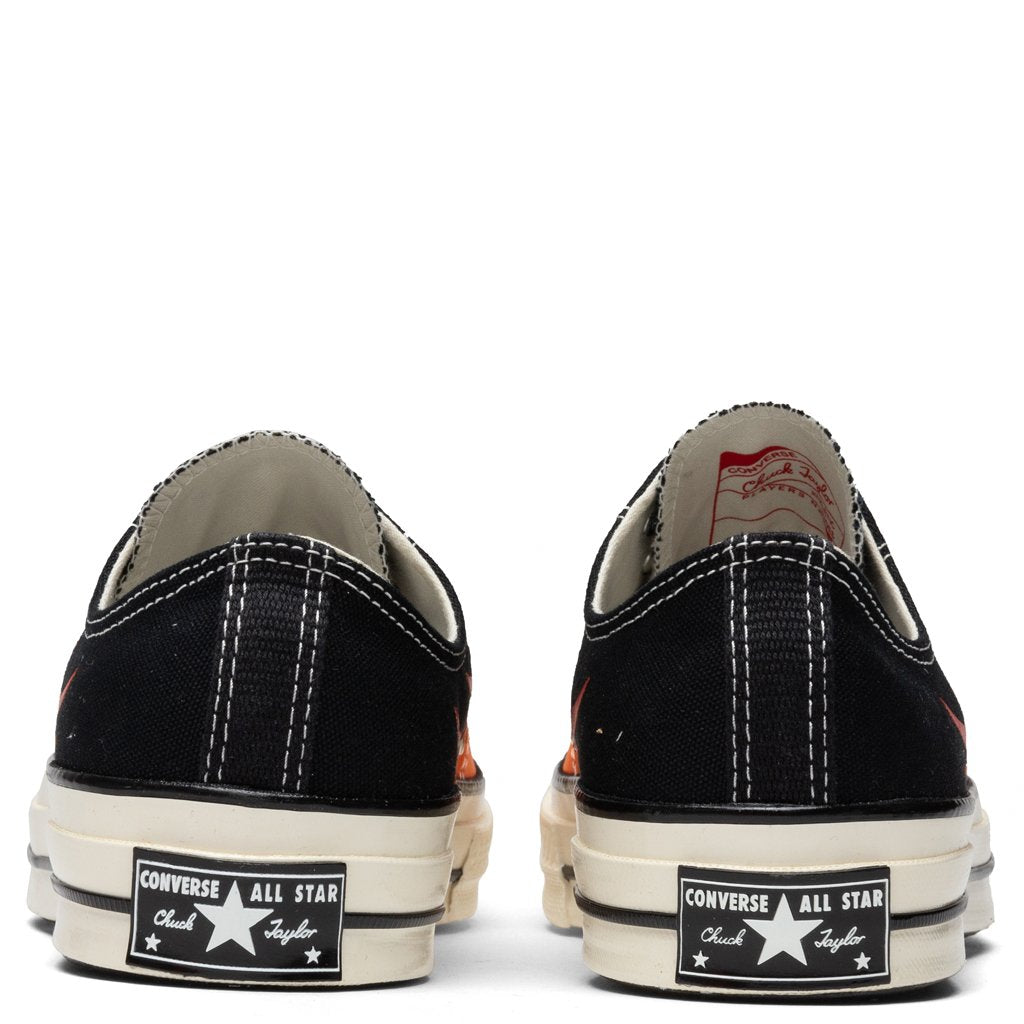 Chuck 70 Ox - Black/Enamel Red/Egret