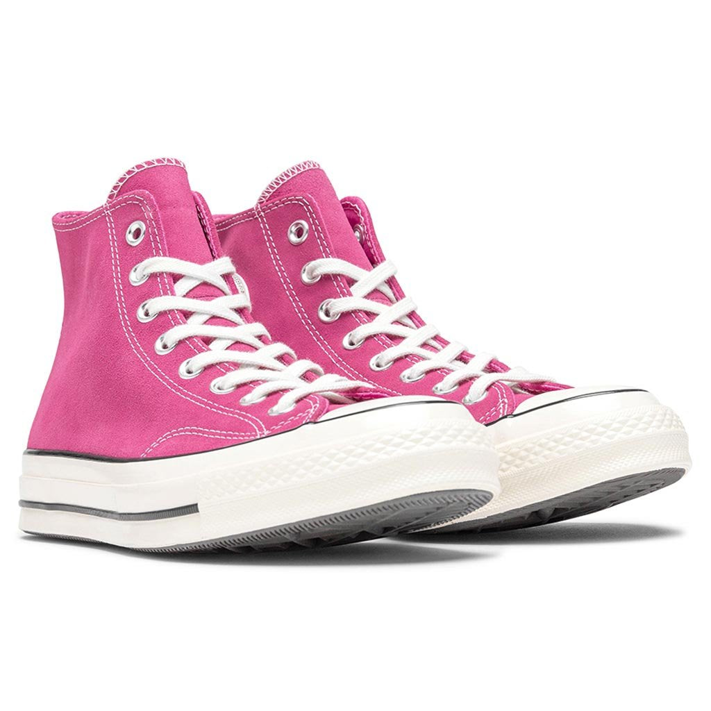 Chuck 70 Suede Hi - Prime Pink/Black
