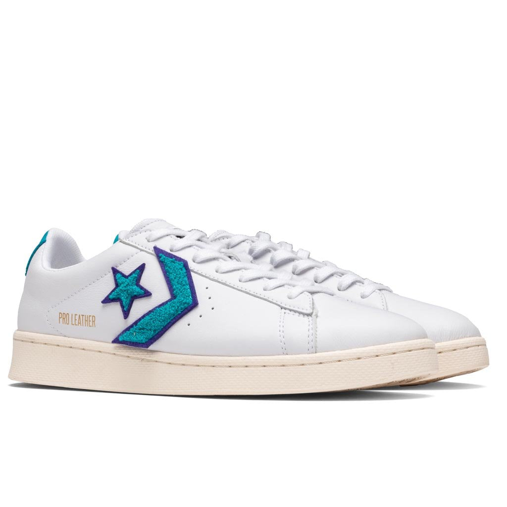 Pro Leather Ox - White/Deep Wisteria