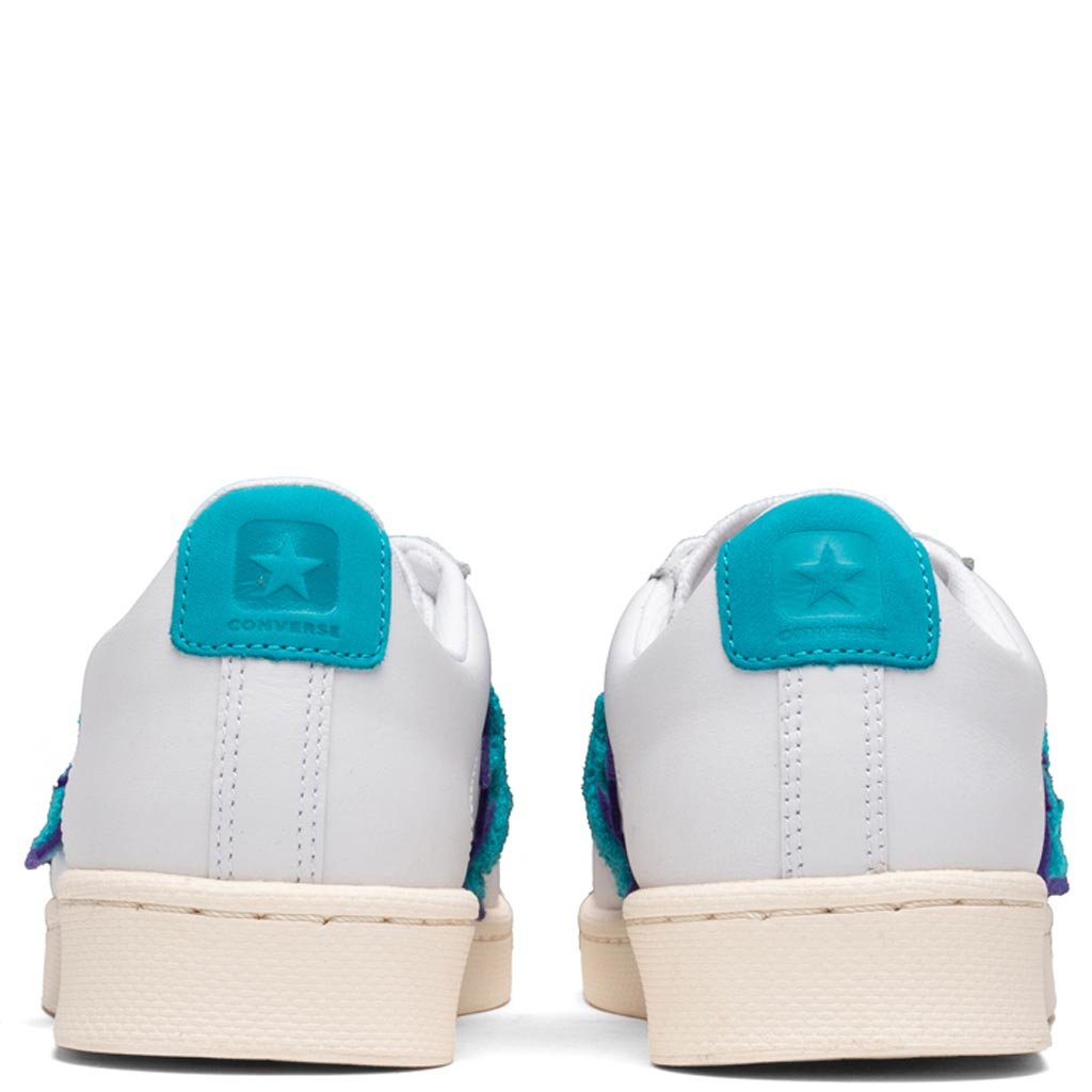 Pro Leather Ox - White/Deep Wisteria