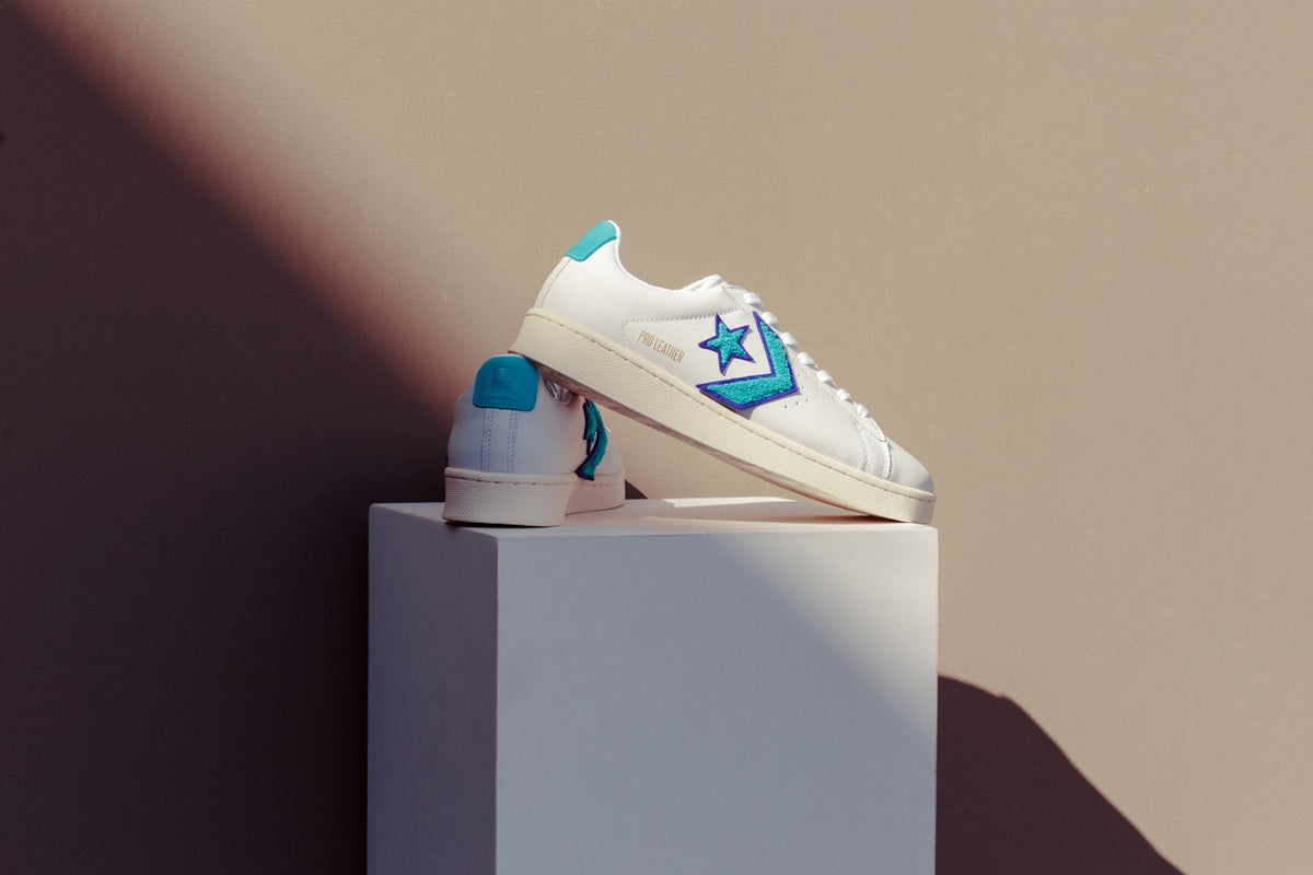 Pro Leather Ox - White/Deep Wisteria