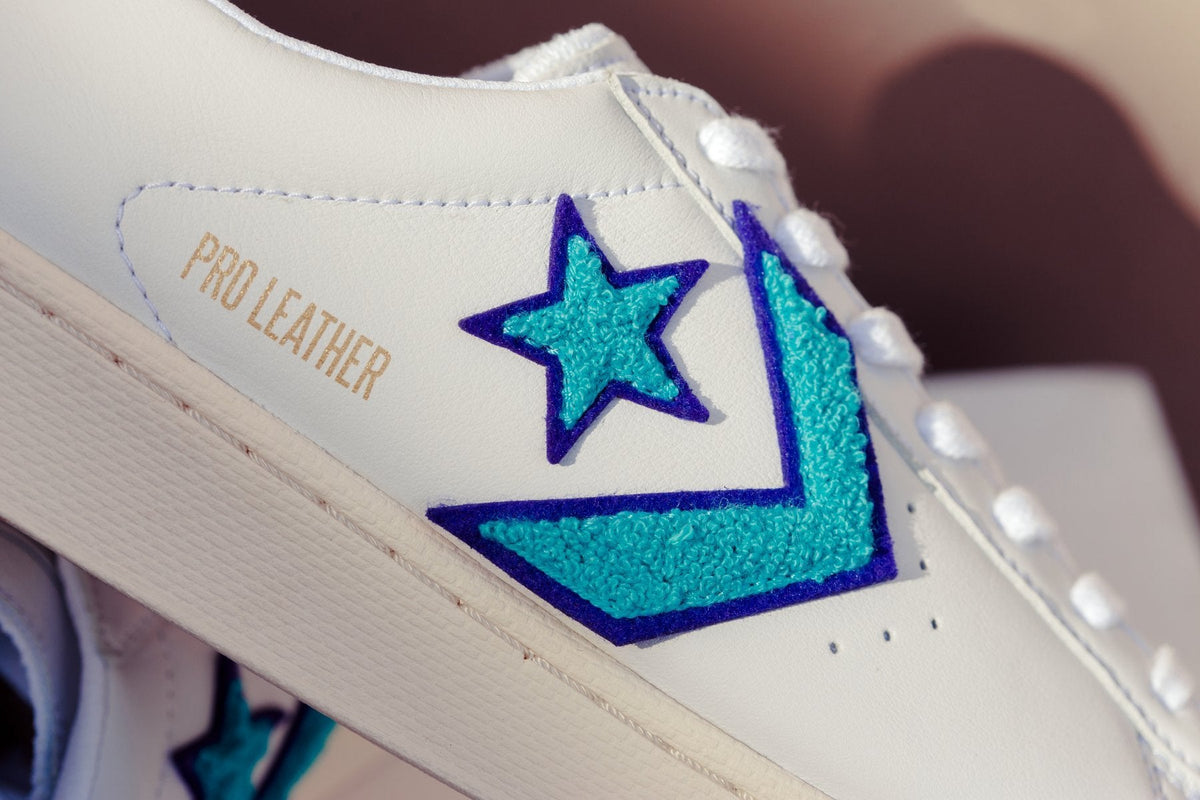 Pro Leather Ox - White/Deep Wisteria