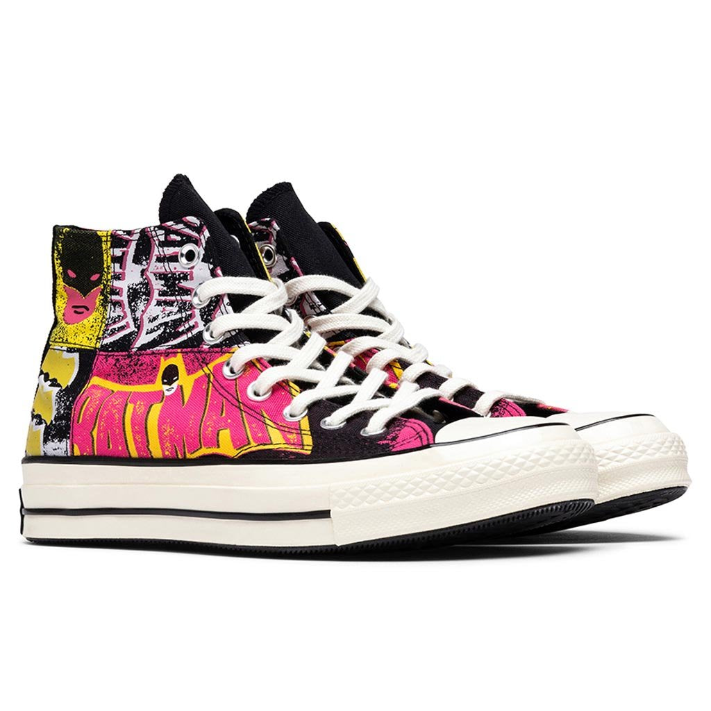 Converse x Batman Chuck '70 Hi - Black/Hot Pink