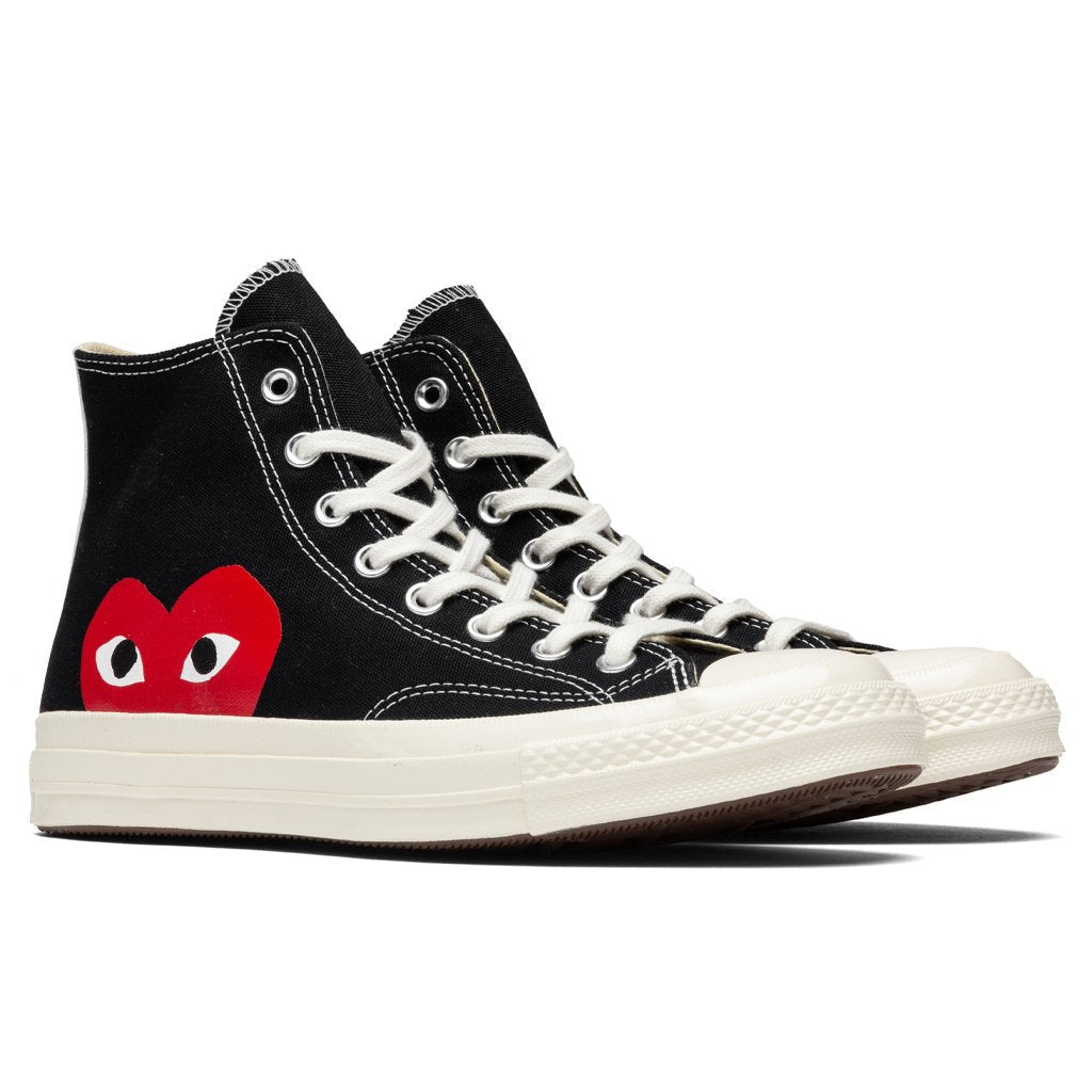 Converse x Comme Des Garcons PLAY All Star Chuck '70 Hi - Black [2019]