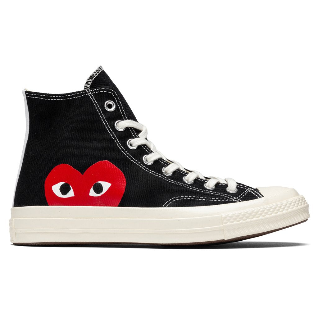 Converse x Comme Des Garcons PLAY All Star Chuck '70 Hi - Black [2019]