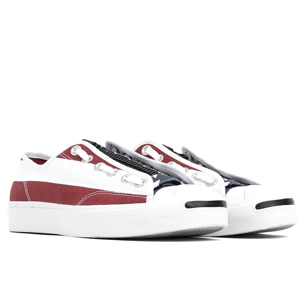 Converse x Jack Purcell Ox Takahiro the Soloist - Black/White/Garnet Rose