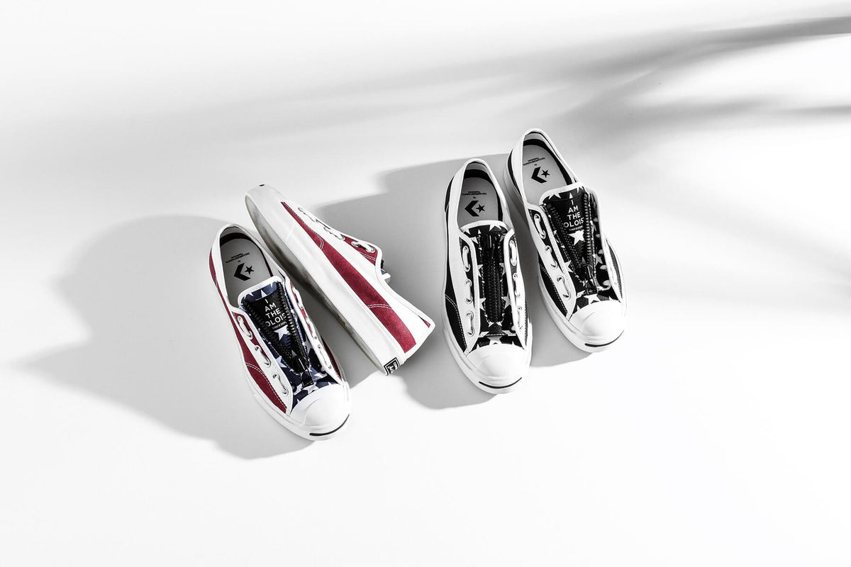 Converse x Jack Purcell Ox Takahiro the Soloist - Black/White/Garnet Rose