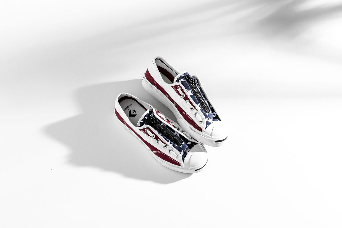Converse x Jack Purcell Ox Takahiro the Soloist - Black/White/Garnet Rose