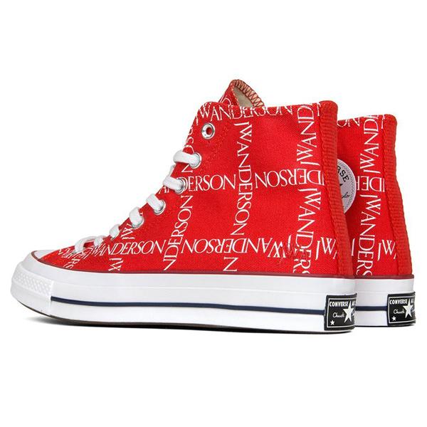 Converse x JW Anderson All Star Chuck 70 Grid Hi - Flame Scarlet/White