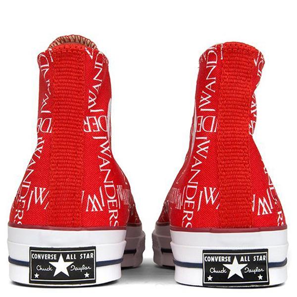 Converse x JW Anderson All Star Chuck 70 Grid Hi - Flame Scarlet/White