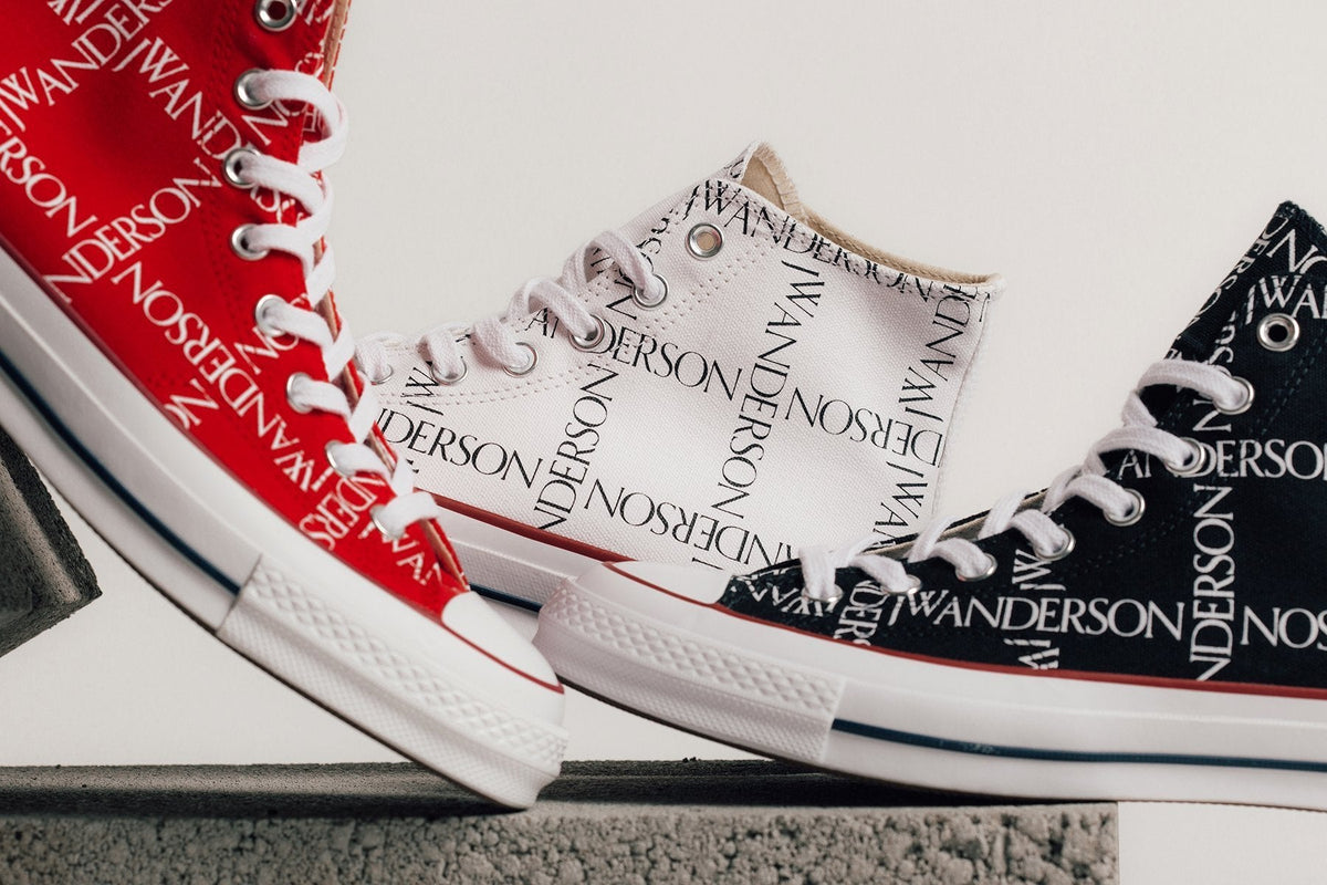 Converse x JW Anderson All Star Chuck 70 Grid Hi - White/Black/Insignia Red