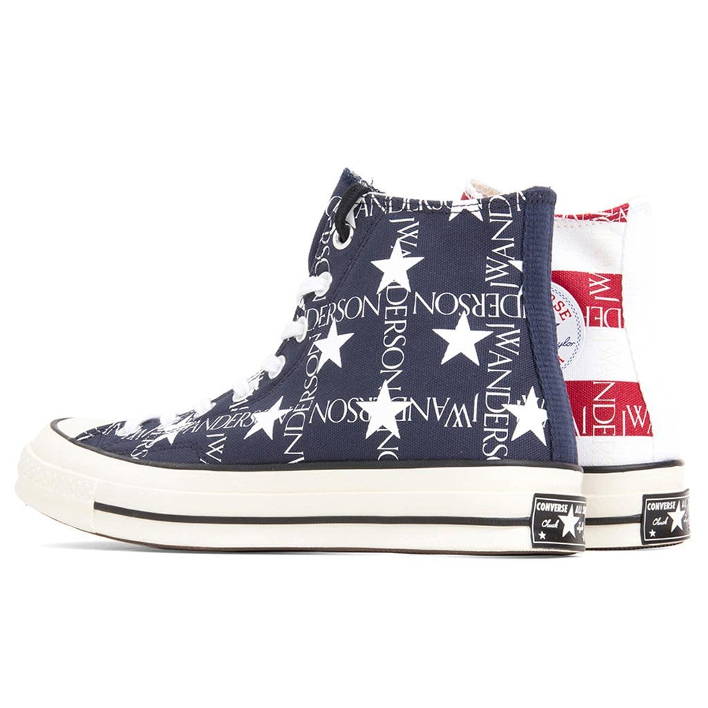 Converse x JW Anderson All Star Chuck 70 Hi - Mood Indigo/Garnett