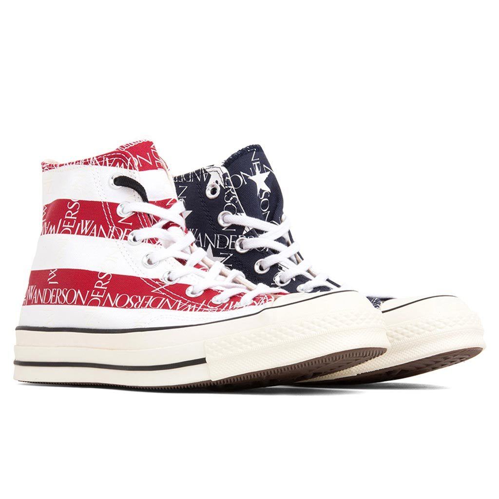 Converse x JW Anderson All Star Chuck 70 Hi - Mood Indigo/Garnett