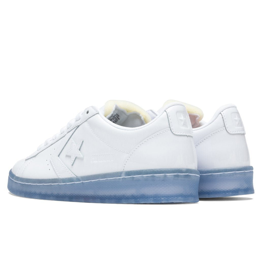 Converse x Rokit Pro Leather Ox "Orange Pop" - White/Optical White