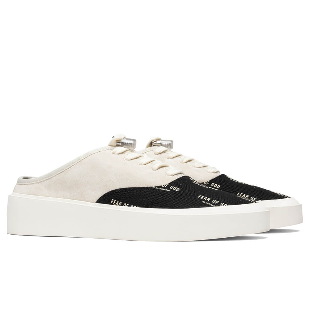 Fear Of God 101 Backless Sneaker All Over Print - Bone/Black/FOG Print
