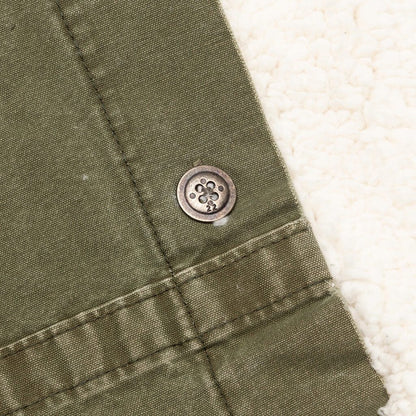 Sherpa / Washed Satin Modern - Ivory