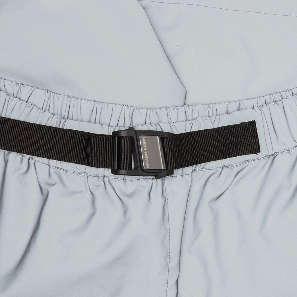 Nylon Reflex Shorts - Ice Grey