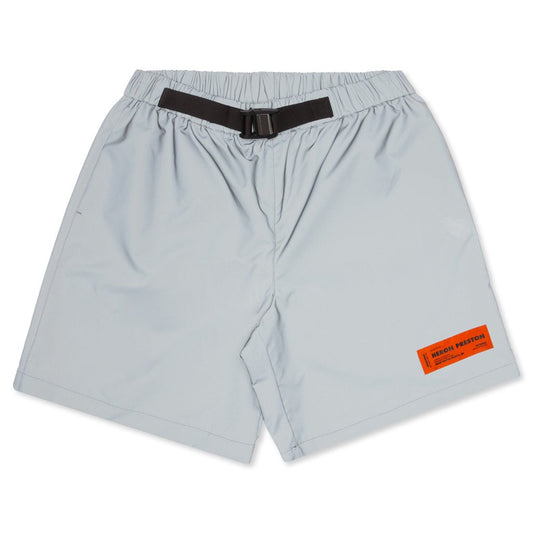 Nylon Reflex Shorts - Ice Grey