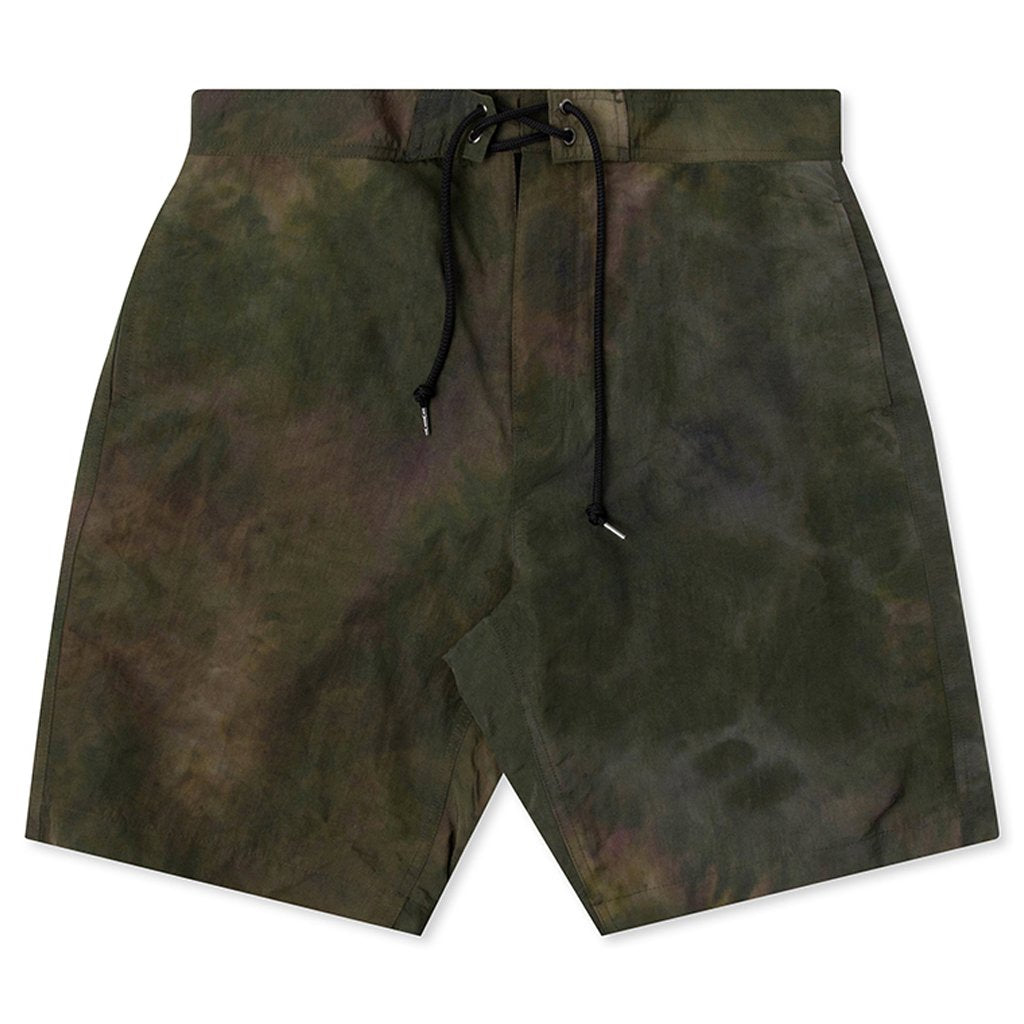 Solar Board Shorts - Army Tie Dye