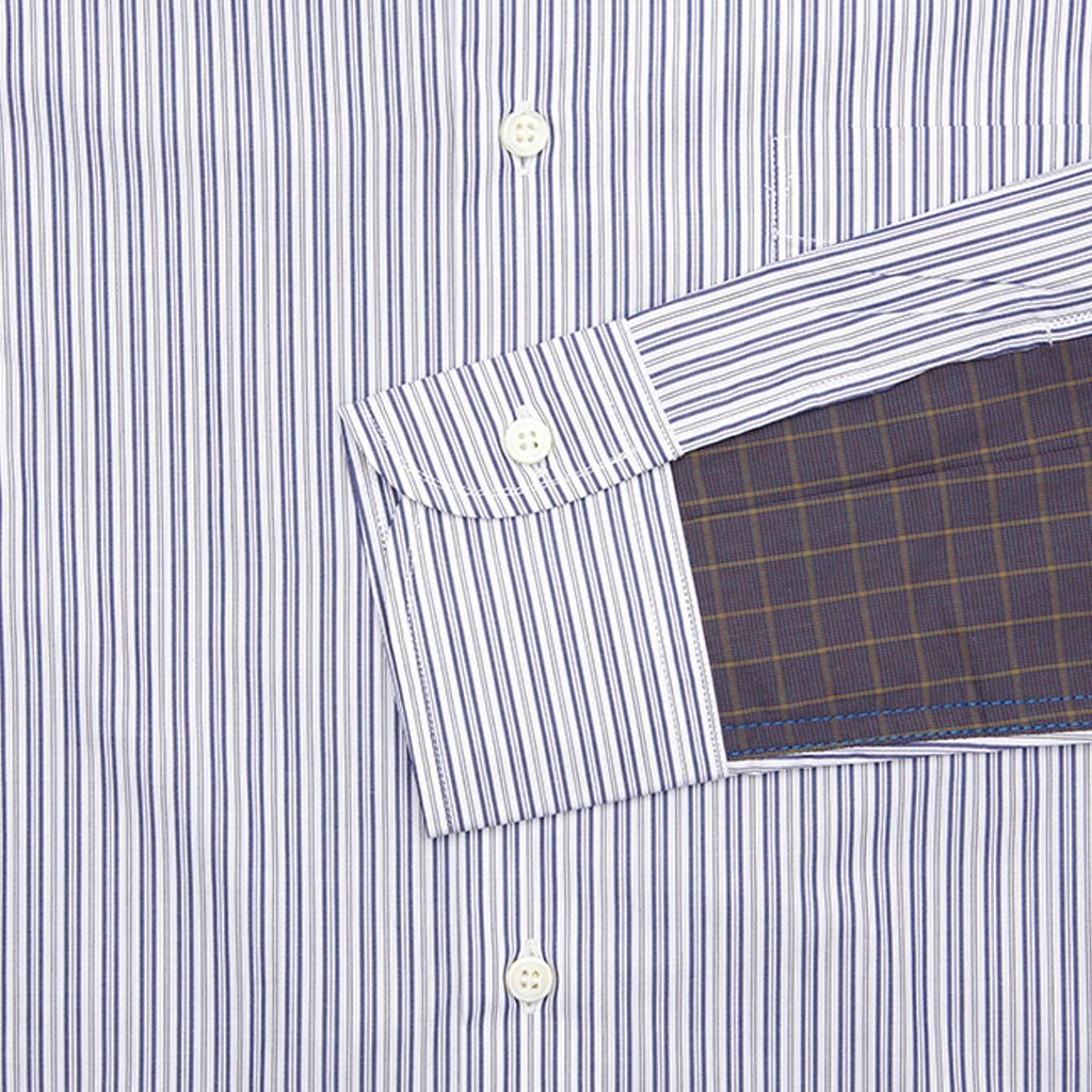 Pinstriped Shirt - Blue