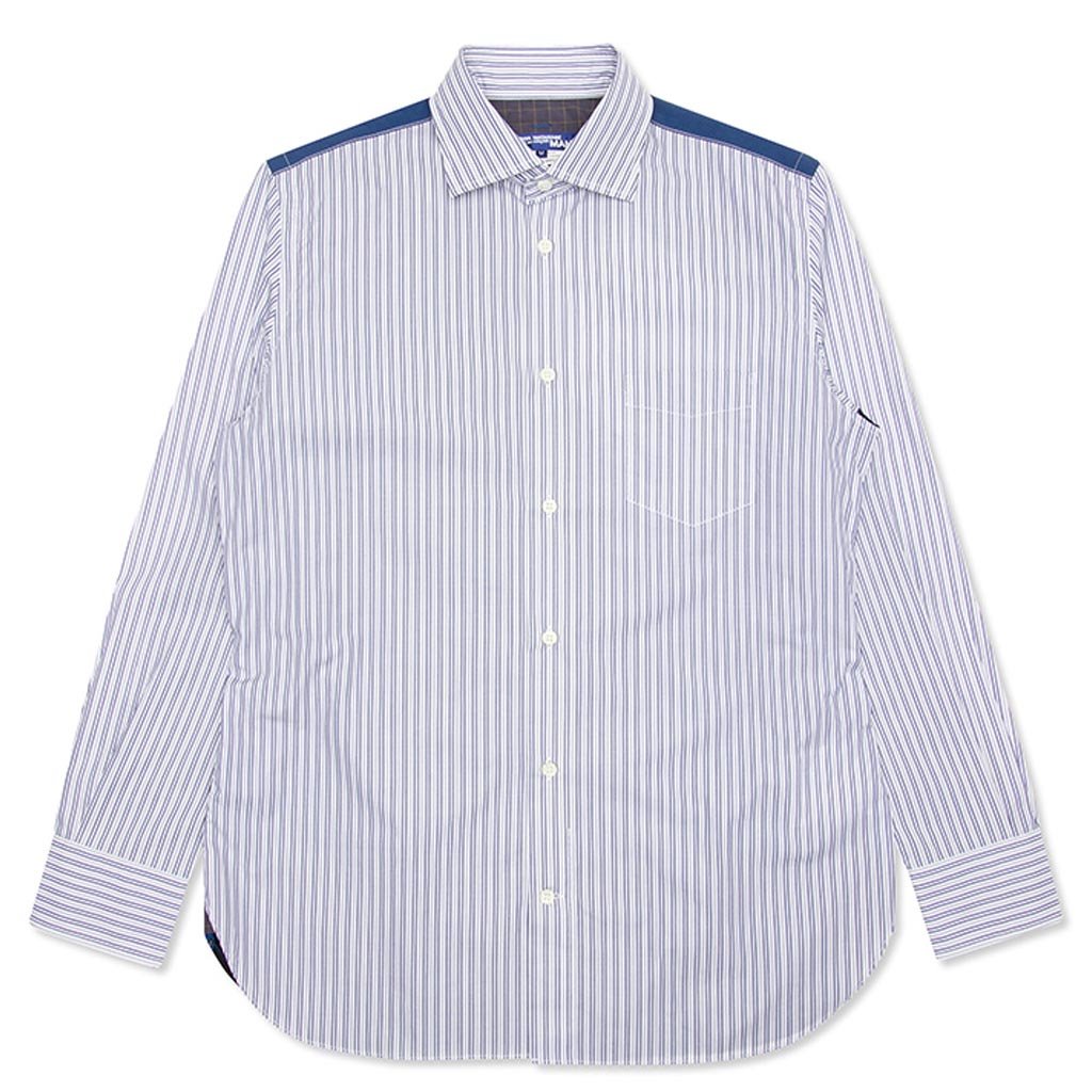 Pinstriped Shirt - Blue