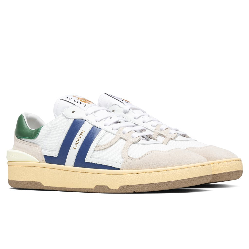 Tennis Low Top Sneaker - White/Blue