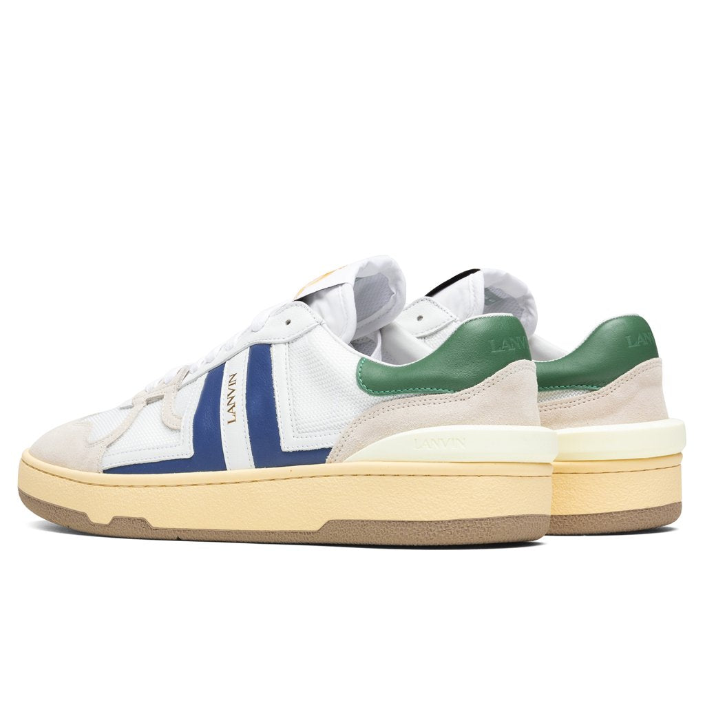 Tennis Low Top Sneaker - White/Blue