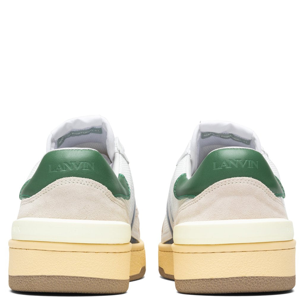Tennis Low Top Sneaker - White/Blue